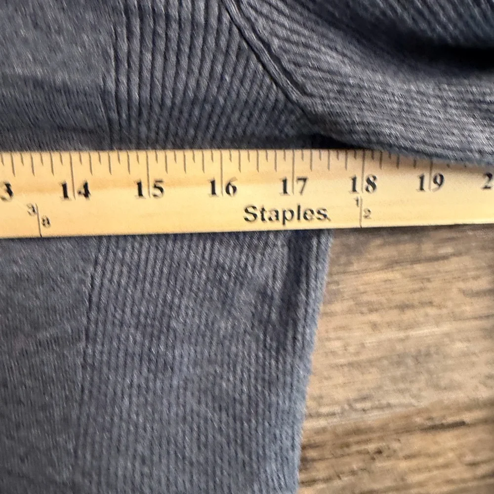 White House Black Market Gray Open Front Cardigan